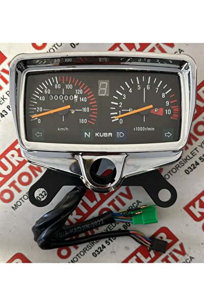 Kuba Cg Kilometre Km Saati Çita 180R (6 Vites) Nikel Orijinal Tek Telli