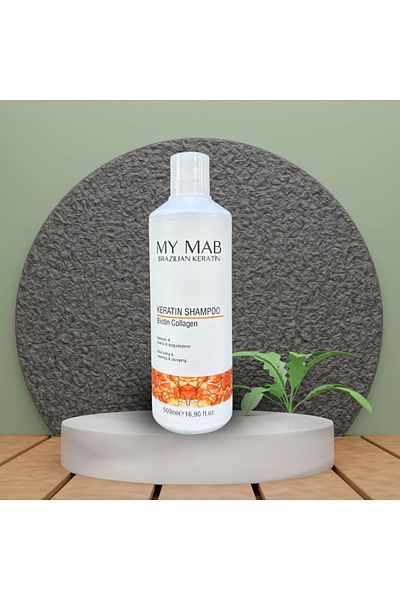 MY MAB Brazilian Keratin Shampoo 500ml