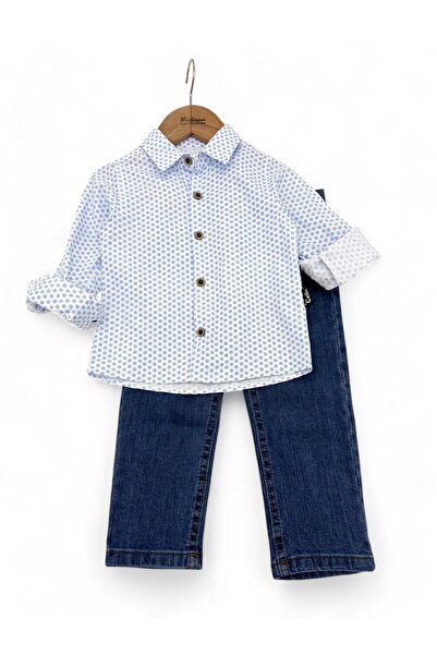 Egelite BOY'S CLASSIC WITH VELVET JACKET, JEANS, PANT, SHIRT, HEMDEN Suit 1-8 YEARS