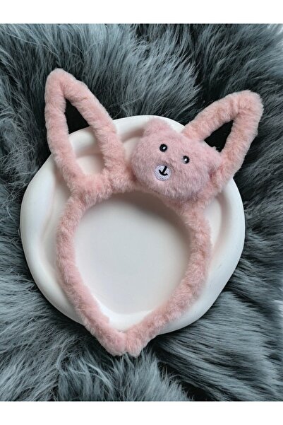 MUTENA Agrafă pentru păr cu urechi de pluș, moale, pentru fetiță, cu ursuleț ...