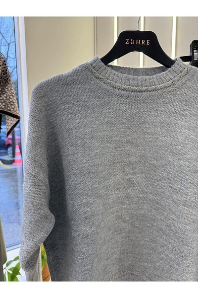 esila store Gray Knitwear Suit - Model 3080