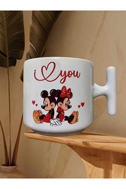 GameFruy Micky Mouse Love Written Special Design t Mug (White t)