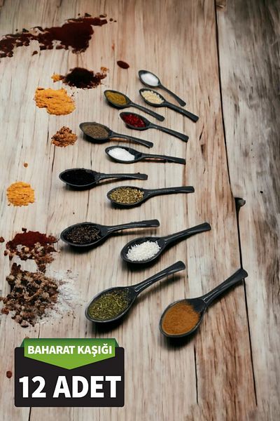 welcomein Ozn 12 Pieces Seasoning Spoons Breakfast Seasoning Spoon Spoon Set Oznstre 1094633