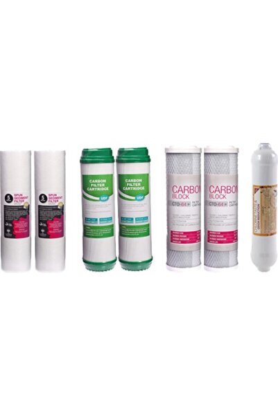 SULOOK E-Water Su Arıtma Cihazı 1 Yıllık Filtre Seti 2 Adet Ön Filtre Seti + ...