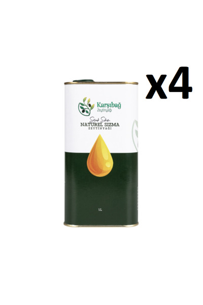 Natural 2025-2026 Yeni Hasat Karşıbağ Tirilye Soğuk Sıkım 4'lü Natürel Sızma ...