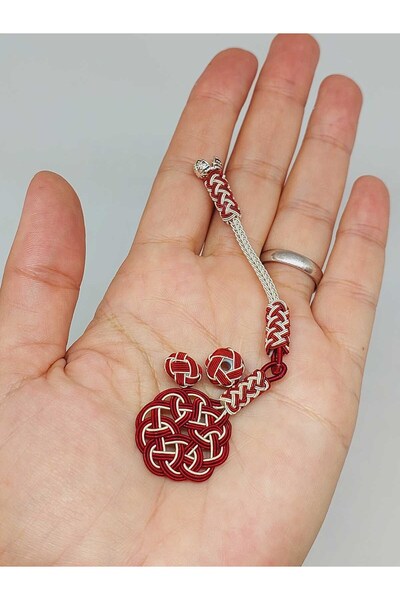 Yasamtohumu Мідні вироби ручної роботи Kazaz Püskül & 2 Habbeli Takım (55722)