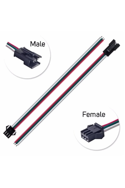 Genel Markalar 3 Pin JST SM 10cm Kablo Çifti