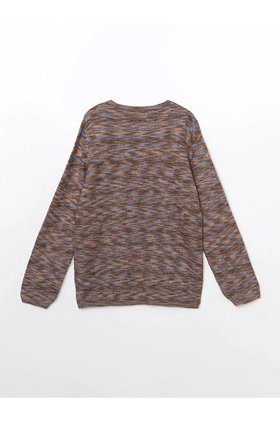 LC Waikiki Pulover pentru băiat LCW Kids Blue Crew Deck