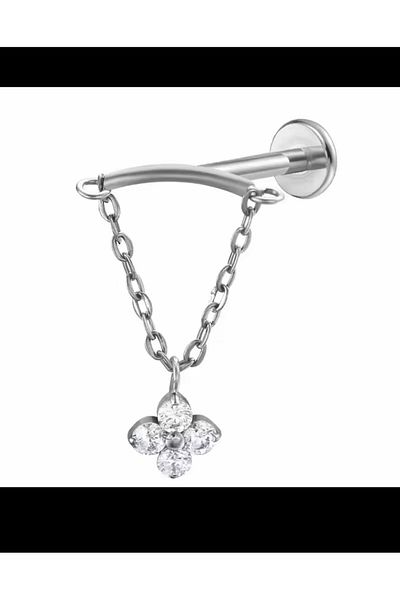 Arescollection Titanium Counterweight G23 Helix Flat Lobe Compatible Piercing