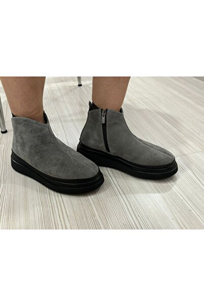 Alaettin shoes Gri süet bot