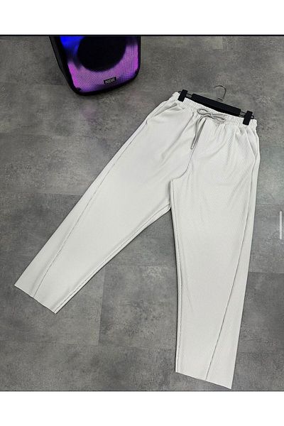 Ofzensport Men's Lycra Basic Cotton Jogger Stone