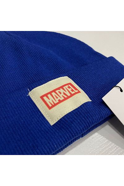 Blue Ocean Men's 1-6 Years Old Child Marvel Label Beanie Neck Collar Set