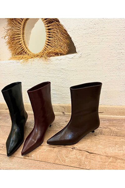 SEVİLAY'IN BUTİĞİ SİYAH NOSTALJİ MİNİ TOPUK