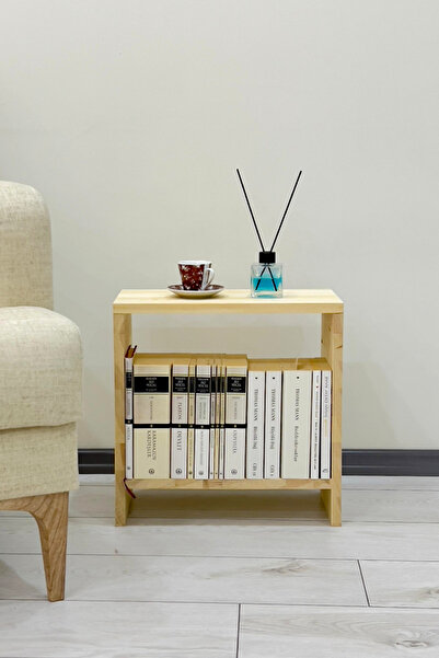 Zecir Ahşap Yan Sehpa, Koltuk Yanı Sehpa, Yatak Yanı Sehpa