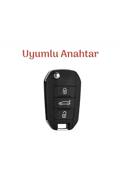 GMA KEYS Peugeot 301-308 Opel Combo Nano Switchblade Black Silver Key Case