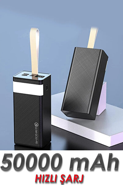 SKYNEX 50000 Mah 3 Portlu Powerbank 22.5w Hızlı Şarj Desteği Taşınabilir Şarj...