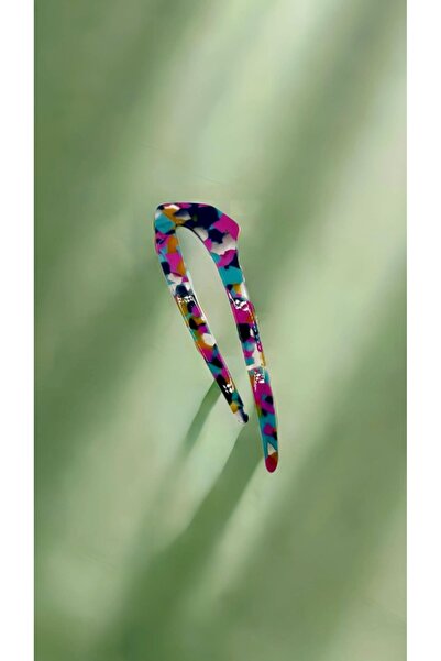 Silk Stone Şık ve Zarif Kemik Fransız Saç Tokası