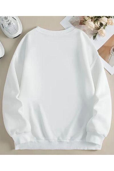 Hunors Sportswear & Company Printed Oversize Unisex Thick Winter Sweatshirt