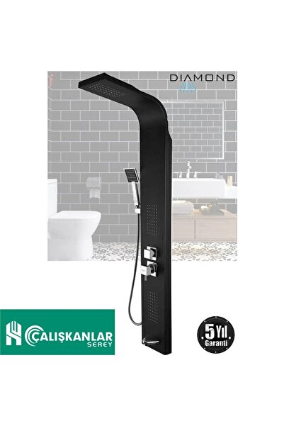 MACGON Robot Duş Panel Banyo Duş Seti Kolon Robot Duş Takımı Masajlı Pirinç D...