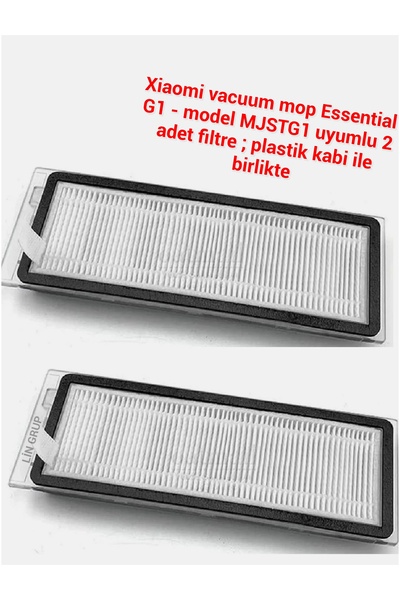 LİN GRUP Xiaomi Robot Vacuum Mop Essential G1 - Συμβατό με MJSTG1, 2 φίλτρα Hepa