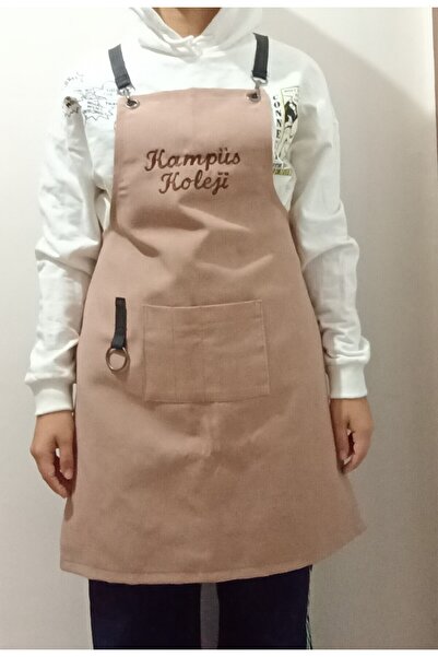 moms and babies Çocuk Mutfak Resim Sanat Atölye İş Önlüğü Su Tutmaz Kumaş İsm...