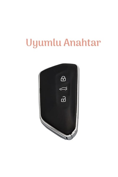 GMA KEYS Golf 8 2021+ Caddy 2021+ Tiguan 2024 Leon Cupra Formenter Nano Key Case Green Gold Color