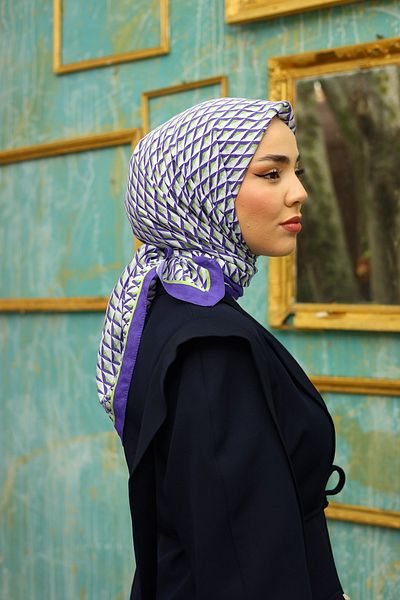 Silk Home Olinda 90X90 Purple Scarf