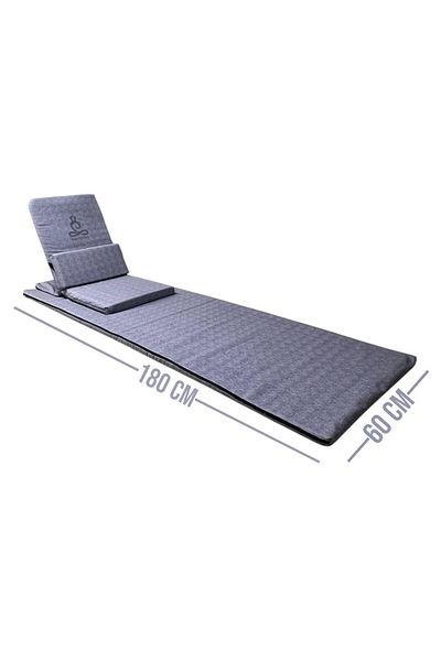 REMEGE Backjack 3XL - Καρέκλα Διαλογισμού Yoga με Υποστήριξη, Υφασμάτινο Ματ 60x180, Καρέκλα που αναπνέει και μαξιλάρι δαπέδου