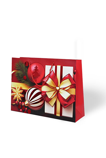 Party Country 1 bucată 32x26 geantă de lux din carton folie cu imprimeu -cu t...