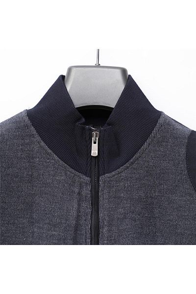 Dio Rise Men's Unsharmond Long Sleeve Slim Coat - Mts-8013 - Navy Blue