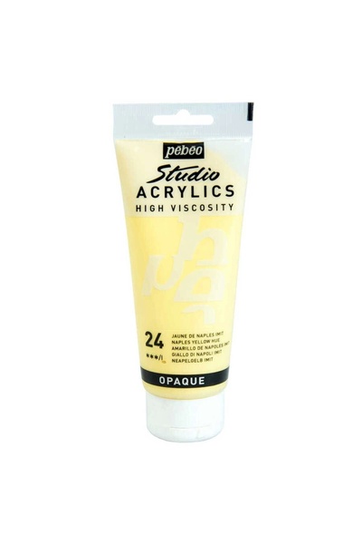 Pebeo Studio Akrilik Boya 100ml Naples Yellow