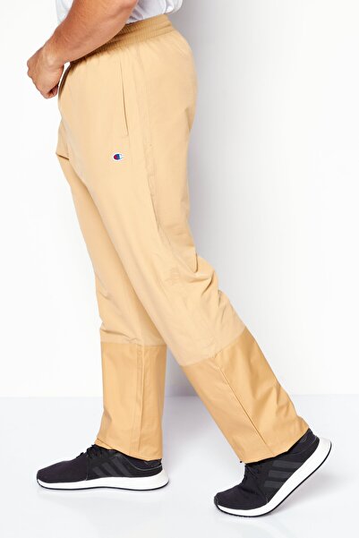Champion Men Sportswear Fit Drawstring Outdoor Track Pants, Beige