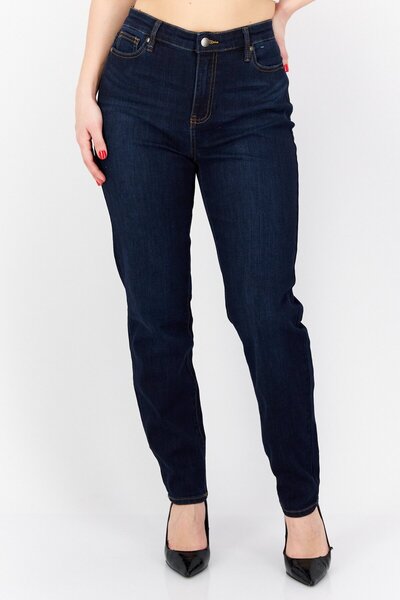 Buffalo David Bitton Women Skinny Fit Dark Washed Stretchable Jeans, Blue