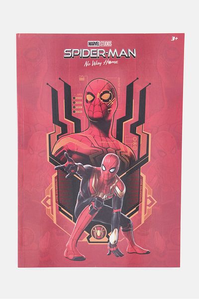 Marvel دفتر ملاحظات سبايدرمان هيرو A4 باللغة الإنجليزية، أحمر