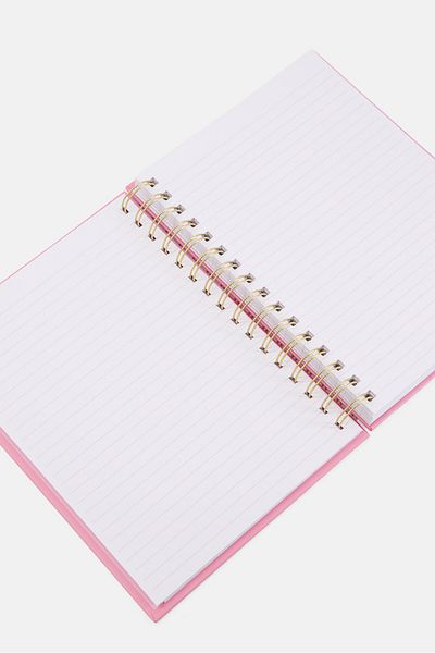 Votum Love Print Chunky Spiral Notebook, Red