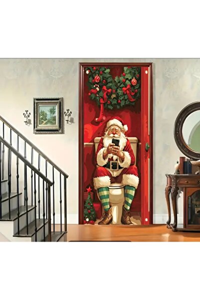 Boni Bon Collection Design Mutlu Yıllar Veranda Afişi, 1 adet Polyester Noel ...