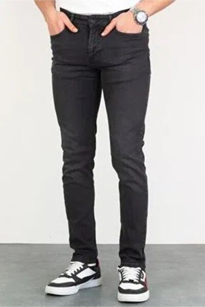 Güray Store Erkek Regular Boru Paça Esnek Likralı Denim Jeans Kot Pantolon