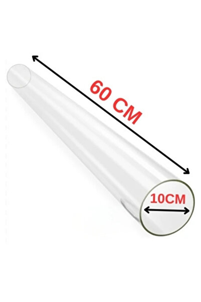 ASLAN CAM Füze Pelet Soba Camı Borusu 60cm