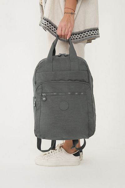 Çanta Trend Sanmorris Unisex Αδιάβροχο Σακίδιο πλάτης για φορητό υπολογιστή μεσαίου μήκους Crinkle Multi-Eye Mink