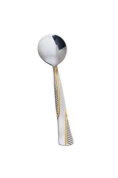 HIC 6-Piece Stainless Steel Soup Spoon Set