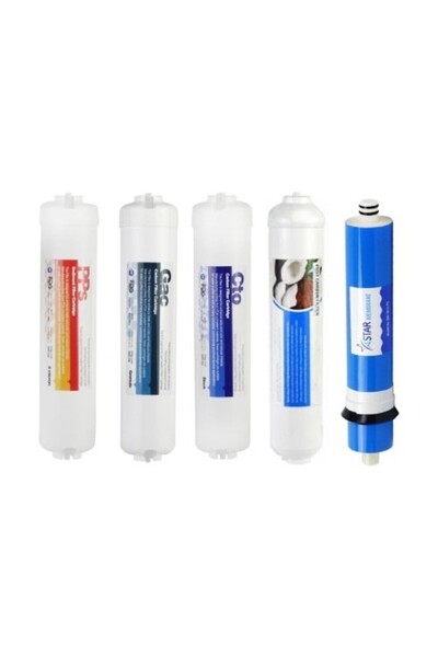 SULOOK Bir Bardak Su 2,5 Inc Quick 5'li Filtre Seti