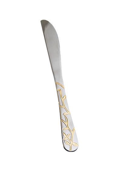 HIC 6-Piece Stainless Steel Dinner Knife Set