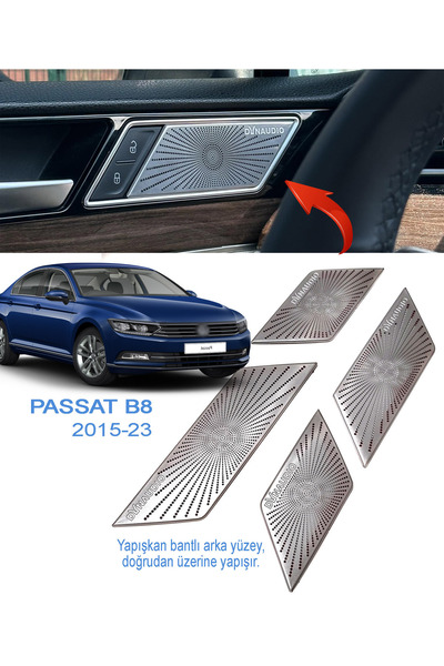 GCP German Car Parts Passat B8 Ses sistemi aksesaur kapak - Passat B8 Dynaudi...