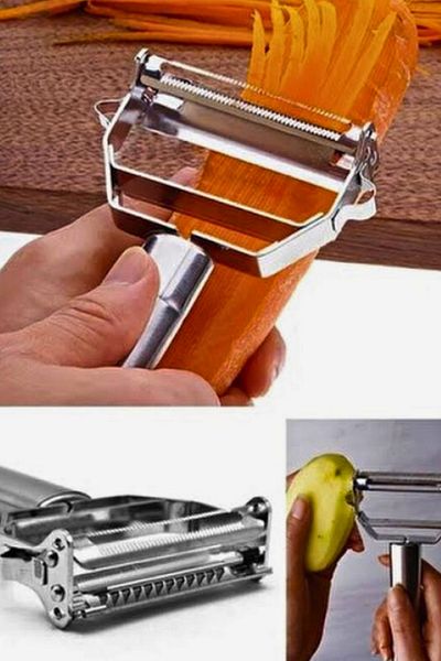 Vekorr Multipurpose Julienne Vegetable Fruit Peeling Cutting Apparatus Cucumber Carrot Pumpkin Food Prep Peeler