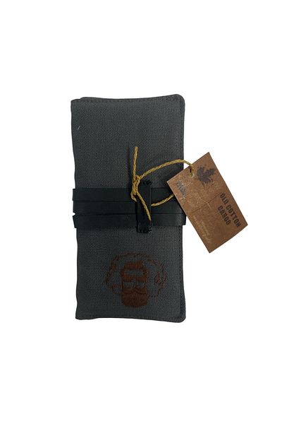 Old Cotton Vintage Unisex Quality Tobacco Cut Design Wallet Bag - 28 cm 19 cm
