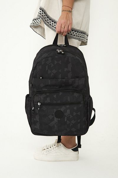 Çanta Trend Sanmorris Unisex Αδιάβροχο Mega Size Crinkle Σχολικό και ταξιδιωτικό σακίδιο πλάτης για φορητό υπολογιστή πολλαπλών ματιών