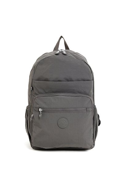 Çanta Trend Sanmorris Unisex Αδιάβροχο Mega Size Crinkle Σχολικό και ταξιδιωτικό σακίδιο πλάτης για φορητό υπολογιστή πολλαπλών ματιών
