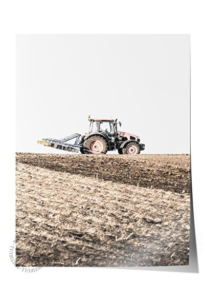 Postifull Poster rustic fără rame, pictură nordică maro, NR:274 Fotografie cu...