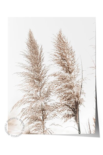 Postifull Rustic Çerçevesiz Poster, İskandinav Beyaz Tablo, NO:342 Püsküllü O...