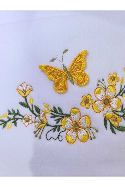 Peacock 3-вимірна вишивка, 100% бавовняна рушник для рук і обличчя 50 X 90 (2600GR)